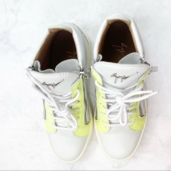 [Giuseppe Zanotti] Mid-Top Lace-Up Platform Sneakers - Picture 5 of 7